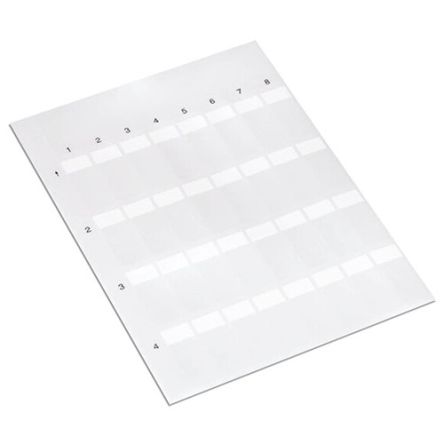 WAGO White Adhesive Printer Label, Pack of 32 Per Pack