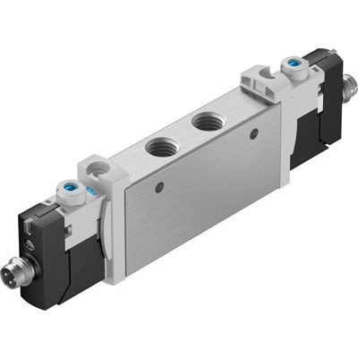 Festo Pneumatic Solenoid Valve - Open, Monostable, Closed, 2 x 3/2-Way Electric G VUVG  Series 24V