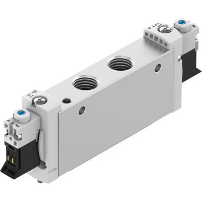 Festo Pneumatic Solenoid Valve - 5/3, Pressure Release Electric G VUVG  Series 24V