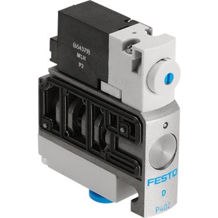 Festo Pneumatic Solenoid Valve - 3/2 NO, 1 Solenoid Electric G CPVSC1  Series 24V