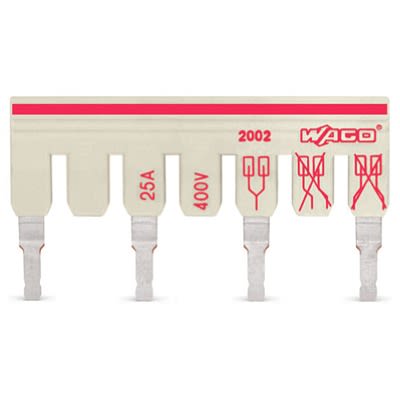 WAGO TOPJOB S Series Staggered Jumper for Use with DIN Rail Terminal Block