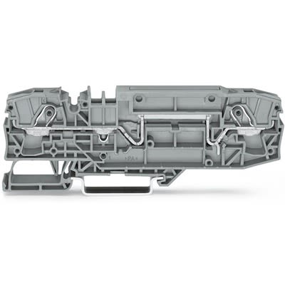 WAGO TOPJOB S Series DIN Rail Terminal Block Grey, 6mm², 1-Level, Push-in, CSA