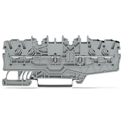 WAGO TOPJOB S Series DIN Rail Terminal Block Grey, 1mm², 1-Level, Cage Clamp, ATEX, EAC Ex, IECEx