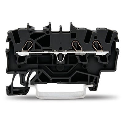 WAGO TOPJOB S Series DIN Rail Terminal Block Black, 1.5mm², 1-Level, Cage Clamp, ATEX, EAC Ex, IECEx