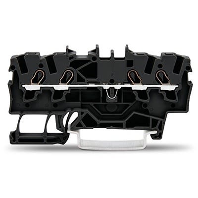 WAGO TOPJOB S Series DIN Rail Terminal Block Black, 1.5mm², 1-Level, Cage Clamp, ATEX, EAC Ex, IECEx