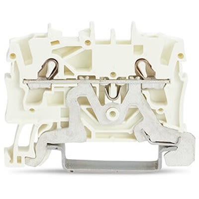 WAGO TOPJOB S Series DIN Rail Terminal Block White, 2.5mm², 1-Level, Cage Clamp, ATEX, EAC Ex, IECEx