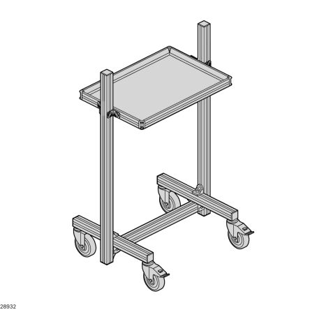 Bosch Rexroth Polypropylene Tool Holder Logistic Shelves 45 mm