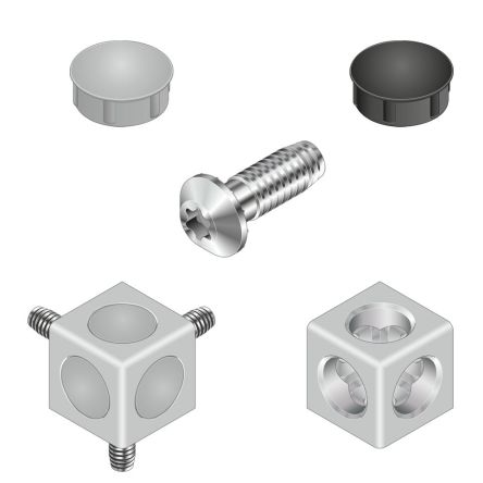 Bosch Rexroth Corner Connector, Connecting Component, Strut Profile 10 mm, Groove Size 10 mm