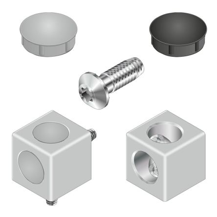 Bosch Rexroth Corner Connector, Connecting Component, Strut Profile 10 mm, Groove Size 10 mm