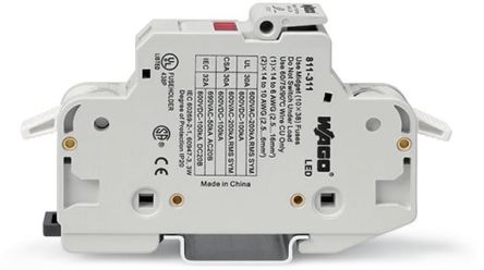 WAGO 32A Fuse Holder for 10 x 38 mm, 1P-Pole, 600V ac