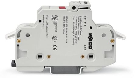 WAGO 30A Fuse Holder for 10 x 38 mm, 1P-Pole, 600V ac
