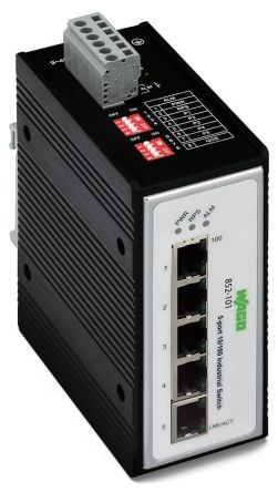WAGO Unmanaged 5 Port Industrial Ethernet Switch