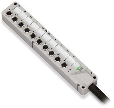 WAGO 757 Series Actuator Hub, 5 Port, 4-Pin Connector, 5 m