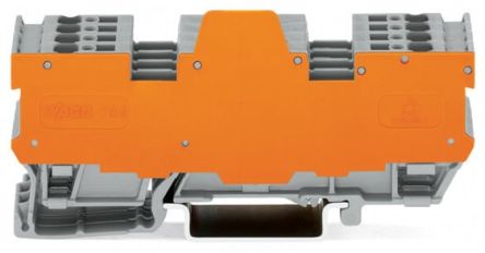 WAGO 769-194/769-319 769 Series Terminal Block Grey, 4mm², 1-Level, Cage Clamp, CSA