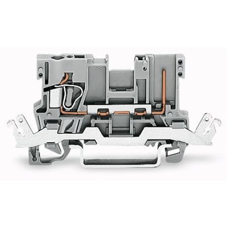 WAGO 769-231 769 Series Carrier Terminal Block Grey, 4mm², 1-Level, Cage Clamp, CSA