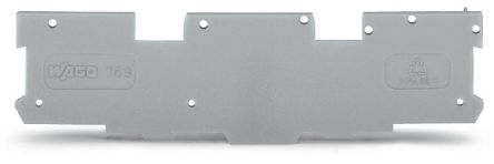 WAGO 769 Series End & Intermediate Plate for Use with X-COM-System