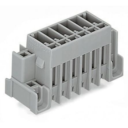 WAGO 769 Series Straight PCB PCB Header, 3 Contact(s), 5 mm Pitch, 1 Row, Shrouded
