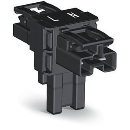 WAGO 770 Series Cable Distribution Connector Cage Clamp, 2-Pole, 25A, 2-Way, IP20