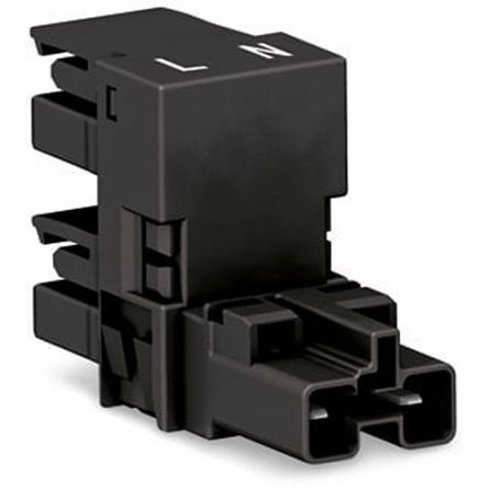 WAGO 770 Series Cable Distribution Connector Cage Clamp, 2-Pole, 25A, 2-Way, IP20