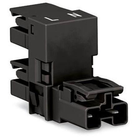 WAGO 770 Series Cable Distribution Connector Cage Clamp, 2-Pole, 25A, 2-Way, IP20