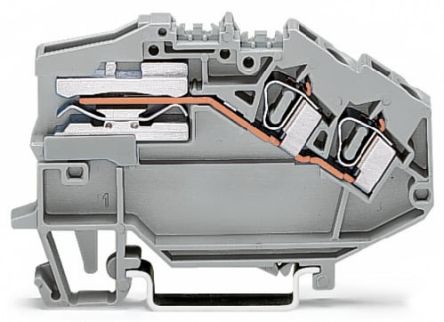 WAGO 781-653 781 Series Disconnect Terminal Block Grey, 4mm², 1-Level, Cage Clamp, CSA