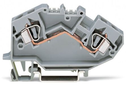 WAGO 782-992 782 Series Terminal Block Grey, 6mm², 1-Level, Cage Clamp, CSA