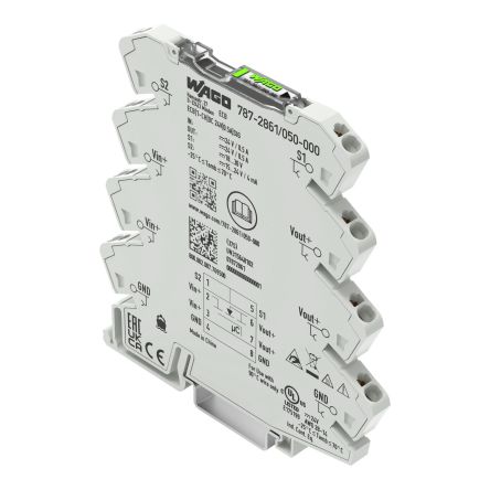 WAGO 787 Electronic Circuit Breaker 0.5A, DIN Rail