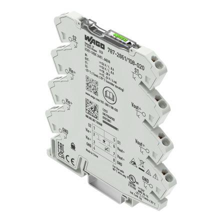 WAGO 787 Electronic Circuit Breaker 8A, DIN Rail