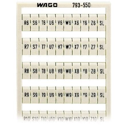 WAGO Marker Card for use with Terminal Block