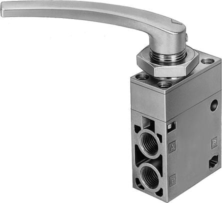 Festo Lever Pneumatic Manual Control Valve H-3 Series, G G 1/4, 8987
