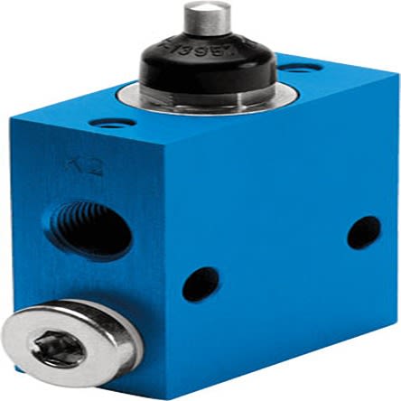 Festo 3/2, Monostable, Open/Closed Mechanical Valve V/O Series, G 1/8, G 1/8, 4938