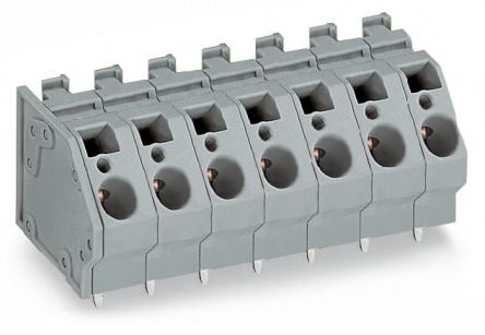 WAGO 745 Series PCB Terminal Block, 8-Contact, 10 mm Pitch, PCB, 1 Row