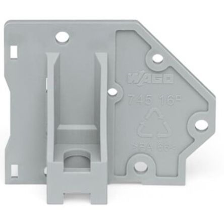 WAGO 745 Series End Plate for Use with Terminal Block, CSA