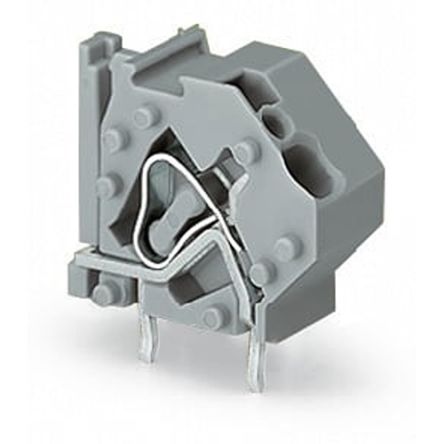 WAGO 745 Series PCB Terminal Block, 1-Contact, 10 mm Pitch, PCB, 1 Row