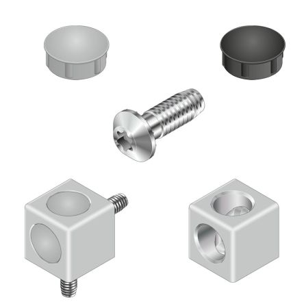 Bosch Rexroth Black Polypropylene 10 mm Groove