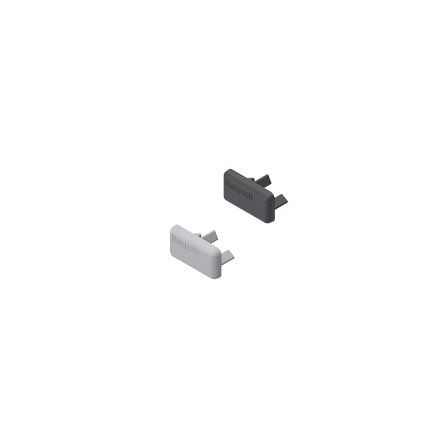 Bosch Rexroth Grey Polypropylene Cover Cap 11 x 20 mm Strut Profile, 8 mm Groove