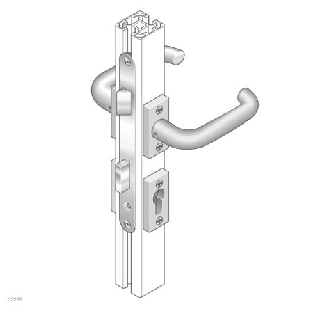 Bosch Rexroth Steel Standard Lock Bosch Rexroth 40 x 40 mm Slot