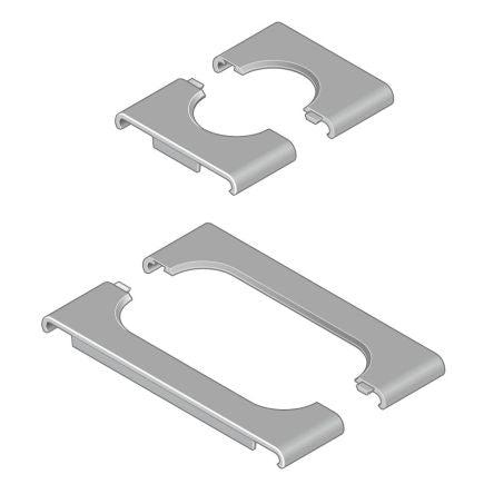 Bosch Rexroth Grey Polypropylene Cable Clip, 20 mm Max. Bundle Snap-in 40 mm 20mm