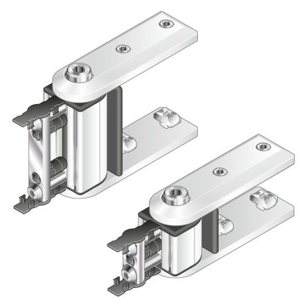 Bosch Rexroth Die Cast Zinc Swivel Arm Connector Bracket & Joint Mounting Bracket 17 mm OD 40 x 80 mm