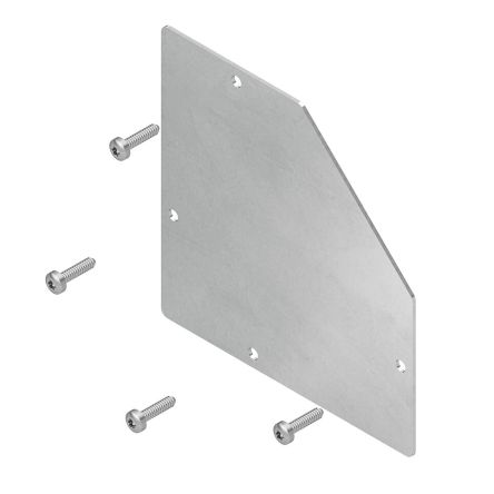Bosch Rexroth Cover Plate, Aluminium 120 mm Internal Width 40 mm Internal Height, 120 mm L