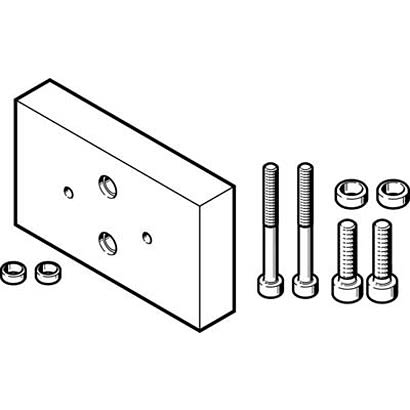 Festo Adapter Kit DHAA-G-Q5-16-B6-14-E, For Use With Pneumatic Cylinder & Actuator