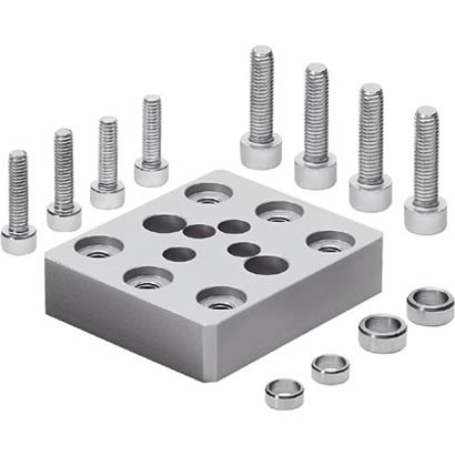 Festo Adapter Kit HAPG-37-S4, For Use With Pneumatic grippers