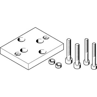 Festo Adapter Kit HAPG-SD2-46, For Use With Pneumatic Cylinder & Actuator
