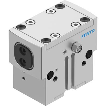 Festo 2 Finger Double Acting Action Pneumatic Gripper, HGPD-25-A-G2, Parallel Gripping Type