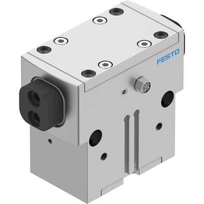 Festo 2 Finger Double Acting Action Pneumatic Gripper, HGPD-35-A-G1, Parallel Gripping Type