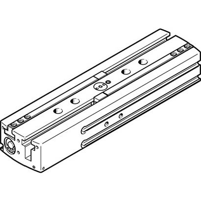 Festo 2 Finger Double Acting Action Pneumatic Gripper, HGPL-14-80-A-B, Parallel Gripping Type