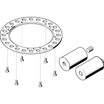 Festo Connection Kit DADM-CK-220-24, For Use With Pneumatic Cylinder & Actuator