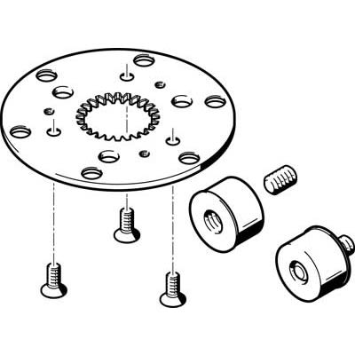 Festo Connection Kit DADM-CK-90-3, For Use With Indexing Kit