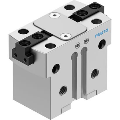Festo 2 Finger Double Acting Action Pneumatic Gripper, HGPT-16-A-B-F-G1, Parallel Gripping Type