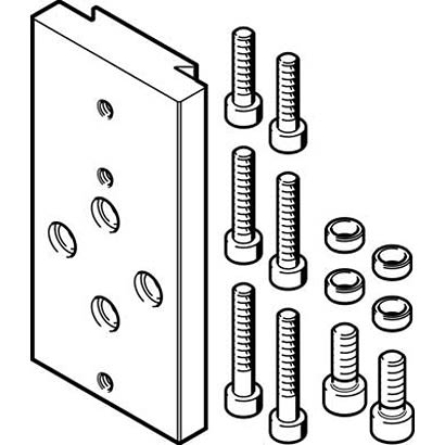 Festo Adapter Kit HMSV-22, For Use With Pneumatic Cylinder & Actuator